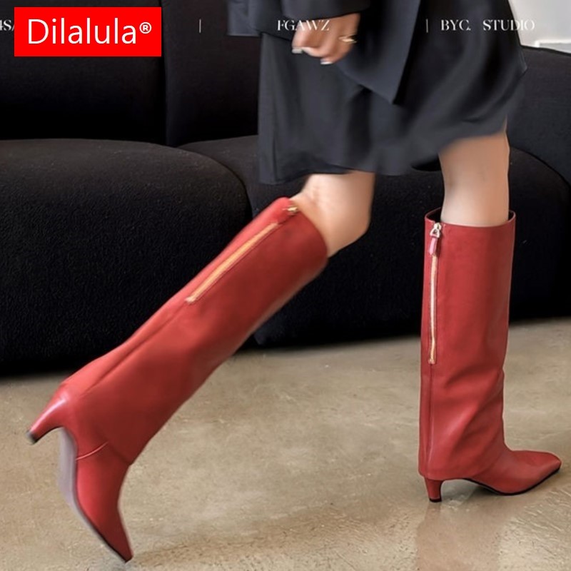Women'S Fashion Knee High Boots - Dilalula/2026, женские сапоги до колена из
