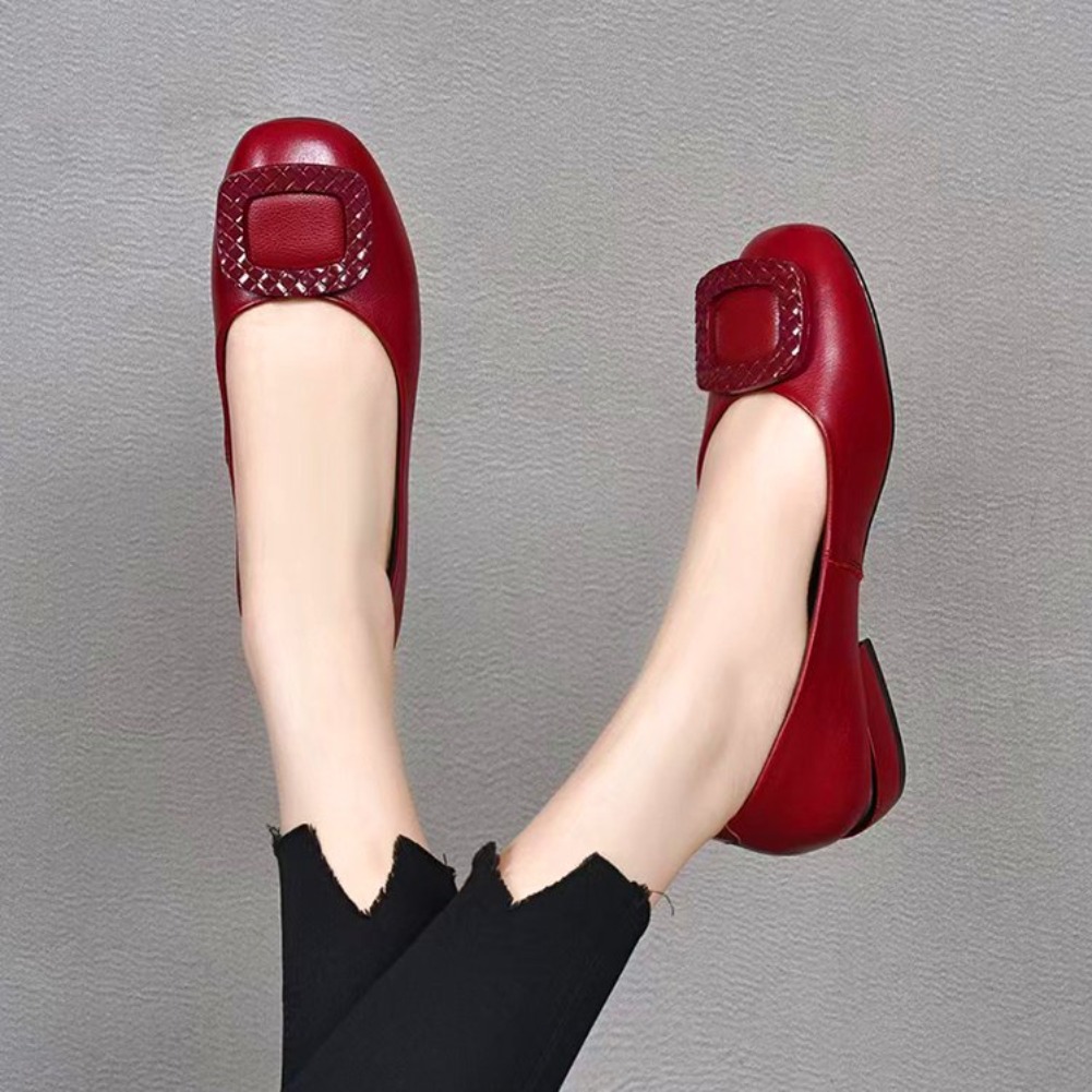 Women'S Fashion Shoes - Женские кожаные туфли из мягкой кожи