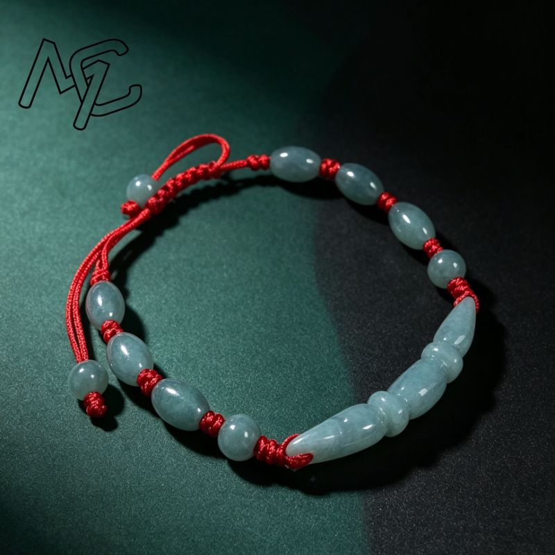 Women'S Fashion Jewellery - Натуральный синий нефрит из Бирмы, изумрудные