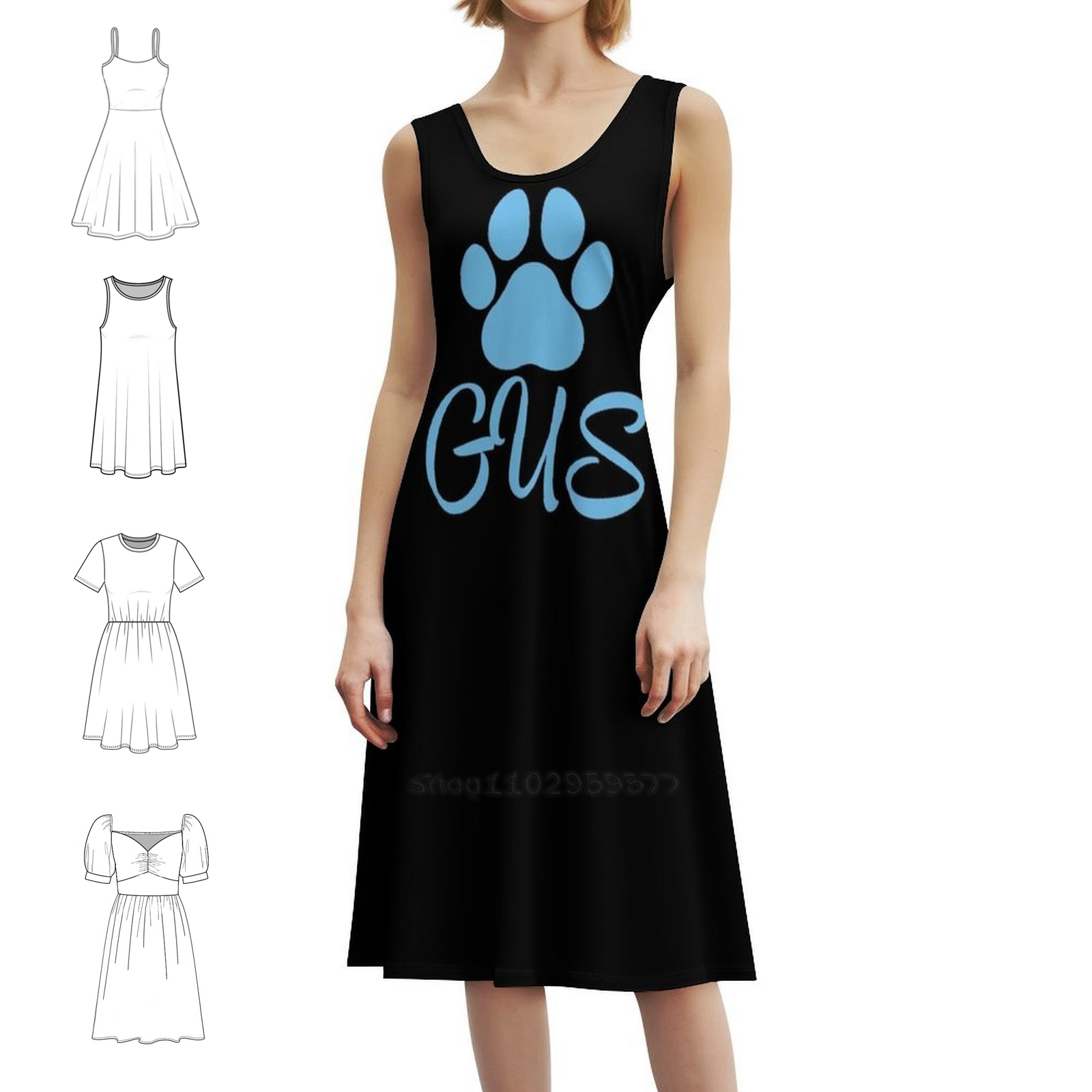Синяя собака Имя Gus Boho Шика – обзор и цена Women Fashion Dress Names