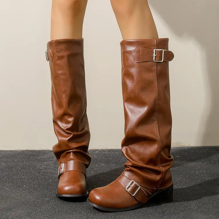 Женские новые однотонные неско – обзор и цена Women'S Fashion Knee High Boots